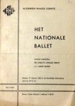 Nationale Ballet: - [Programmheft] Het Nationale Ballet