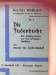 Droste-Hülshof, Annette von - DIE JUDENBUCHE - Ein Sittengemälde aus dem gebirgichten Westfalen