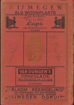 Povel (?) - Nijmegen als woonplaats. Welkom Vreemdeling! Nijmegen Vooruit