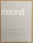 SM 1972: - Morandi. Etsen. Catalogue 518.
