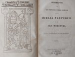Anoniem - Beschrijving van een nieuwlings ontdekt exemplaar van de Biblia pauperum en de Ars moriendii; begeleid van eenige aanmerkingen en een facsimile
