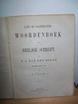 Bergh, P. A. van den - Land- en volkenkundig woordenboek der Heilige Schrift Bergh, P. A. van den - Land- en volkenkundig woordenboek der Heilige Schrift
