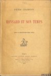 Champion, Pierre - Ronsard et son temp. Avec 24 phototypies hors texte