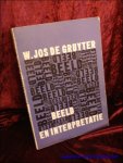 DE GRUYTER, W. JOS. - BEELD EN INTERPRETATIE.
