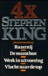 King, Stephen - 4x Stephen King | Stephen King | als richard bachman (NL-talig) 9024516110 EERSTE DRUK mooi! Marathon, Razernij, werk in uitvoering, vlucht naar de top