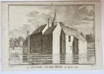 Spilman, Hendricus (1721-1784) after Pronk, Cornelis (1691-1759) - Het Kasteel van der Hooge van agteren. 1743.