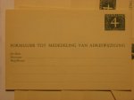  - Formulier tot mededeling van adreswijziging