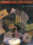CLARK, GARTH - American ceramics 1876 to the present