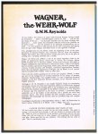 Reynolds, G.W.M. - Wagner, the wehr-wolf
