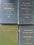 Hora Adema, W.R. - Memorandum V (1876-1908), VI (1876-1908), VII (1907-1910); Ambtelyk testament (1863-1903). 4 banden in groen linnen met o.a. deze teksten op het voorplat.