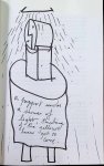 Wannes Van de Velde - In de tijd (notities 1987 - 1993) met illustraties door de auteur