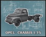 OPEL - (AUTO FOLDER - CAR BROCHURE) Opel - Chassis 1,75