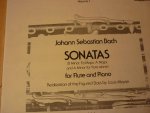 Bach; Joh. Seb. (1685 - 1750) - Sonatas (B Minor, Eb Major; A major, and A Minor for Flute alone) (Louis Moyse) - Volume I
