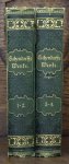 Joseph Freiherrn  von Eichendorff - Joseph Freiherrn v. Eichendorffs Werke. In vier Bänden. Mit Eichendorffs Bildnis und Safsimile, sowie einer Einleitung von Rudolf van Gottchall. Erster / Zweiter Band. Inhalt Gedichte. Leipzig. Mar hesses Delag.