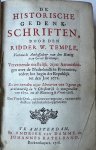 Temple, William - Travel 1716 | De historische gedenkschriften door den ridder William Temple [...]. 4de druk (fourth edition). Amsterdam: A. van Damme en J. Ratelband, 1716, (8)+672+(38) pp.