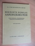 Deursen Dr. A. van en G. Meima - Beknopte Bijbelse Aardrijkskunde    voor gymnasia enz.