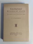 Friedrich, C. J. - Constitutional Reason of State. The Survival of the Constitional Order