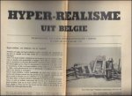 Tentoonstellingscatalogus - Hyper-realisme uit België  met M. Maeyer / Roger Wittevrongel / M. Selen / M. de Clercq / A. de Clerck.