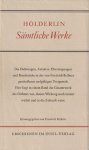 Hölderlin, Friedrich - Sämtliche Werke