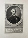 Houbraken, Jacob. - Original engraving, 1796 | Portret van Amsterdamse burgemeester Jan van de Poll door Houbraken naar Quinckhard, 1 p.