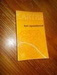 SARTRE, JEAN-PAUL, - Het oponthoud.