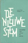 Donkersloot, N. e.a. (redactie) - De nieuwe stem. Maandblad voor cultuur en politiek. Jaargang 17, 1962. De nummers 1 t/m 12 (compleet) Donkersloot, N. e.a. (redactie) - De nieuwe stem. Maandblad voor cultuur en politiek. Jaargang 17, 1962. De nummers 1 t/m 12 (compleet)