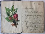  - [Album of verses, Poesiealbum] ZANTEN, VAN; HAARLEM Poeziealbum van Marietje van Zanten, Haarlem 1930-1937. 1 deeltje met ca. 50 bijdragen.