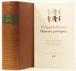 PESSOA, F. - Oeuvres poétiques. Préface par Robert Bréchon. Édition établie par Patrick Quillier.