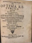 Behrens, Joachimus, Cella Luneburgicus; Praeses: Conring, Hermann - Dissertation 1652 I Exercitatio politica de optima republica [...] Helmstedt Henning Müller 1652.