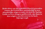 Reve, Gerard - De Taal der Liefde / Lieve Jongens