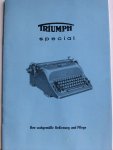Folder - typemachine Triumph Special