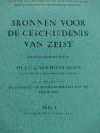 Hinsbergen, Ph.J.C.G. van - Bronnen voor de geschiedenis van Zeist Deel 1 afl. 1,2,3,4  + 4 uitgaven van de Poll-Stichting