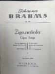 Brahms, Johannes - Zigeunerlieder / Gipsy Songs op.103