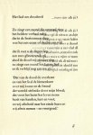 ACHTERBERG, Gerrit - Zeven gedichten. (Collectie proeven van de Zondagsdrukker).