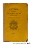 (Annual) - Calendrier maçonnique du Grand Oriënt de France. Supreme Conseil pour la France et les possessions Françaises, pour l'an de la V:. L:. 5865
