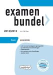  - Examenbundel havo economie 2012/2013
