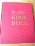 Thompson, Edward K. (chef redactie)   en  vertaling: Hugh Jans - Platenkookboek   (met de vele gebruikelijke klerenfoto`s en tekeningen
