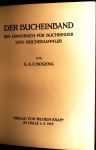 Bogeng, G.A.E. - Der Bucheinband / Ein Handbuch fur Buchbinder und Buchersammler