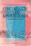 J. Cor Schaap - Concordantie van Kinderliedjes