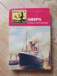 Produced by Hawk Books - Ships; A book of 30 postcards