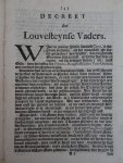  - Decreet der Louvesteynse Vaders ontdeckt. En tegen gegaen door de Liefhebberen des Vaderlants.