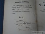 Rouveroy, Fréd. - Deux mille quatrains moraux, pensées, réflexions ou maximes recueillies, en général, des meilleurs auteurs anciens et modernes, et applicables à tous les âges et à toutes les conditions. Suivi de: Complément des quatrains moraux, etc.