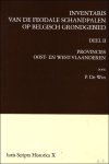 P. DE WIN. - Inventaris van de feodale schandpalen op Belgisch grondgebied. ( Deel II).
