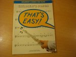 Diverse componisten - Children's  Songs for flute;  That's  Easy; 22 easy-play arrangements for flute