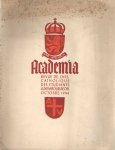  - Academia. Revue de L'ass catholique des etudiants Luxembourgeois Octobre 1944
