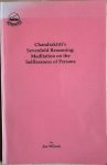 Wilson, Joe - CHANDRAKIRTI’S SEVENFOLD REASONING: MEDITATION ON THE SELFLESSNESS OF PERSONS.