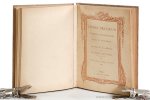 (Catalogue). Lavedan - Vente à la Galerie Georges Petit, 1928 & 1929. - 1) Almanachs chantants et galants du XVIIIe siècle, composant la collection de M. Henri Lavedan. Préface de M. Albert Flament. - 2) Livres précieux, coffrets et portefeuilles du XVIe au XVIIIe s...