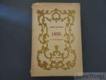 André Maurois. - Ariel ou La vie de Shelley. [Exemplaire sur vélin d'arches: n° 462 de 600.]