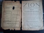  - Zion, Monatblätter für Lehre, Volk, Land
