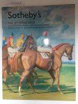 Sotheby´s: - The Sporting Sale: Equestrian, Wildlife and mrtine Art including property from the Genesee Country Village & Museum